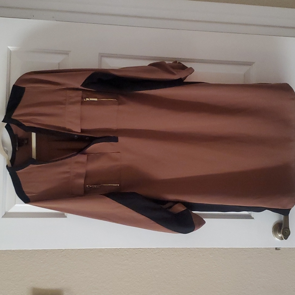 Lane Bryant dress with gold details